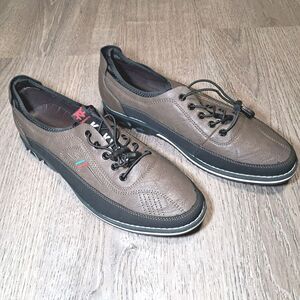 MEN'S VINTAGE  KLKYKO CLASSIC DRESS SNEAKER SHOE Brown/Black Sz.12 (44)